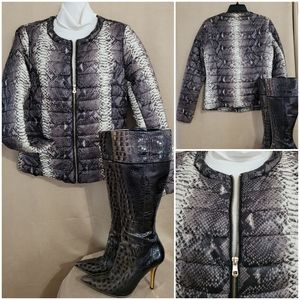 Snakeprint jacket